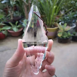 Crystal Prism Sun Catcher Lucky Tree Pendant Glass Chandelier Parts Home Garden Decor Hanging Ornament Xmas Figurine Suncatcher