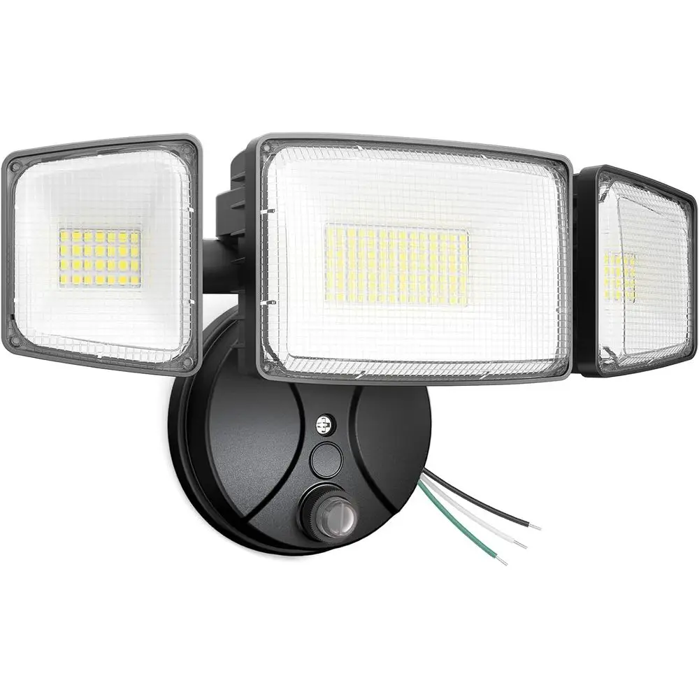 

100w Dusk to Outdoor Lighting, 11000LM LED Outdoor Light, Super Bright Flood Light, IP66 Waterproof Exterior Security Black Ligh