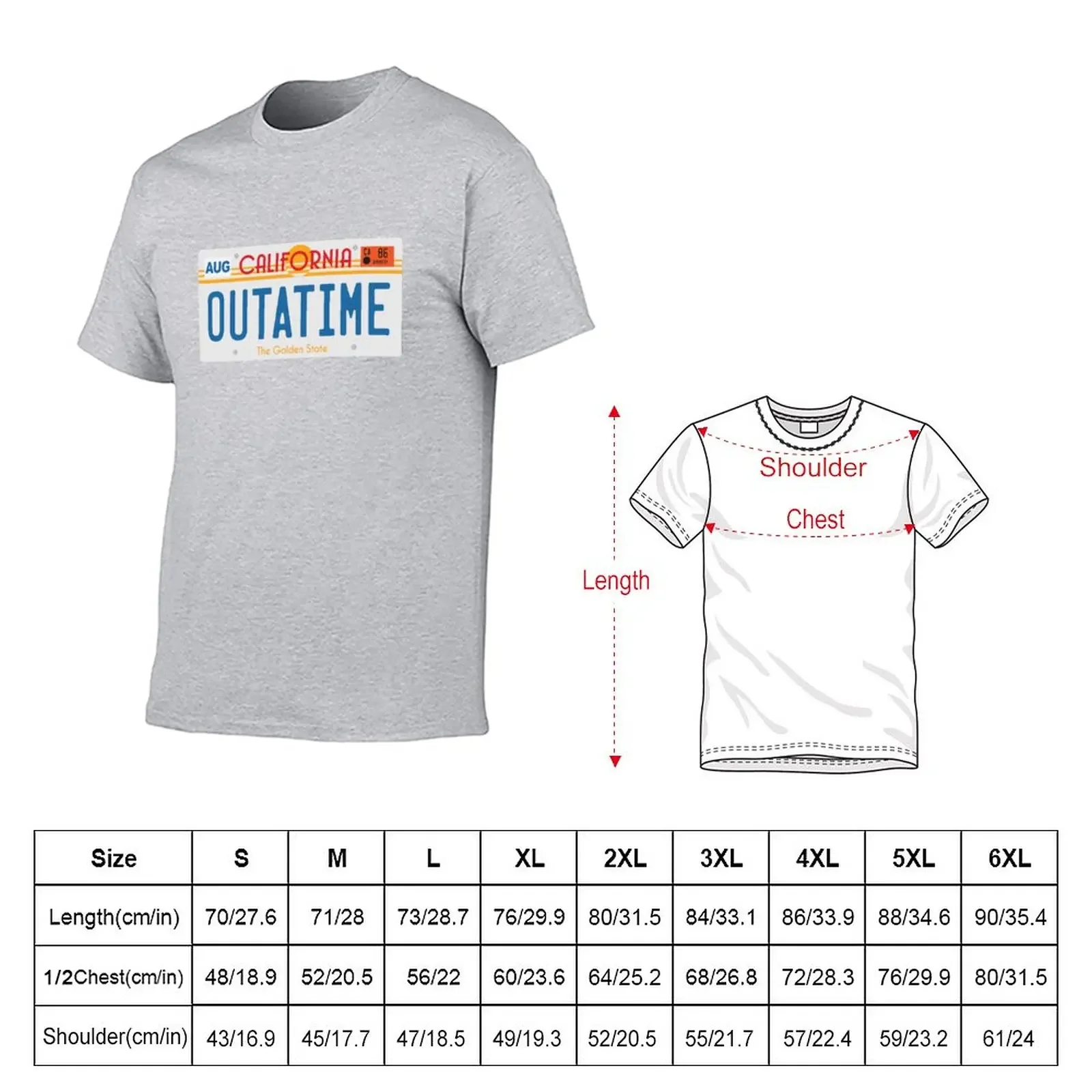 OUTATIME T-Shirt customs cute clothes mens graphic t-shirts