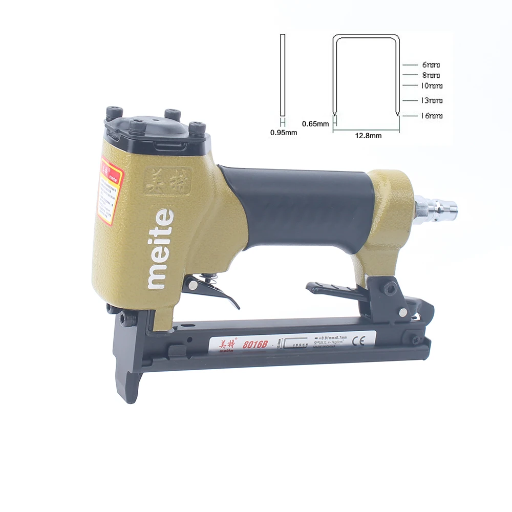 

Meite 8016B High Quality Pneumatic Stapler Air Staples Gun For Making Sofa Furniture