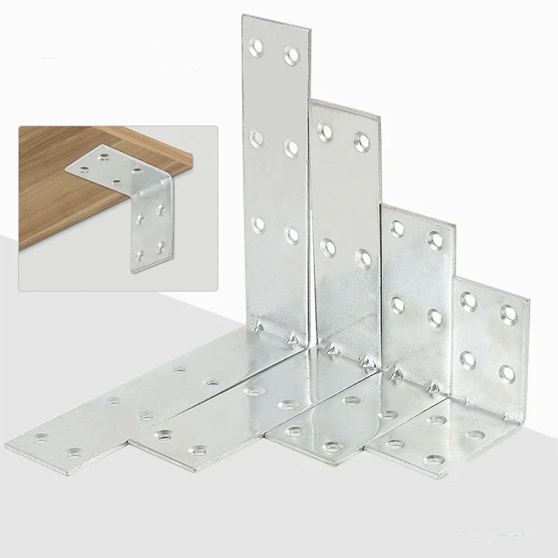 1Pcs 90 Degree Corner Brackets Iron Triangular Bracket Furniture Connector L Style Right Angle Laminate Bracket Angle Iron