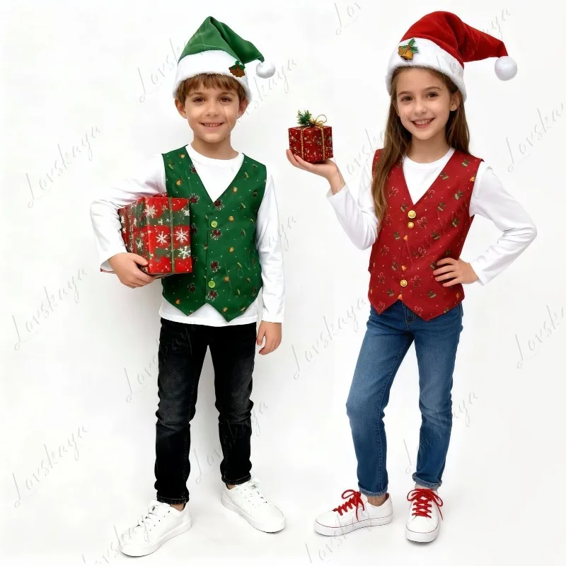 

Рождественские костюмы — детские рождественские костюмы эльфа для косплея на сцене и праздничных представлений