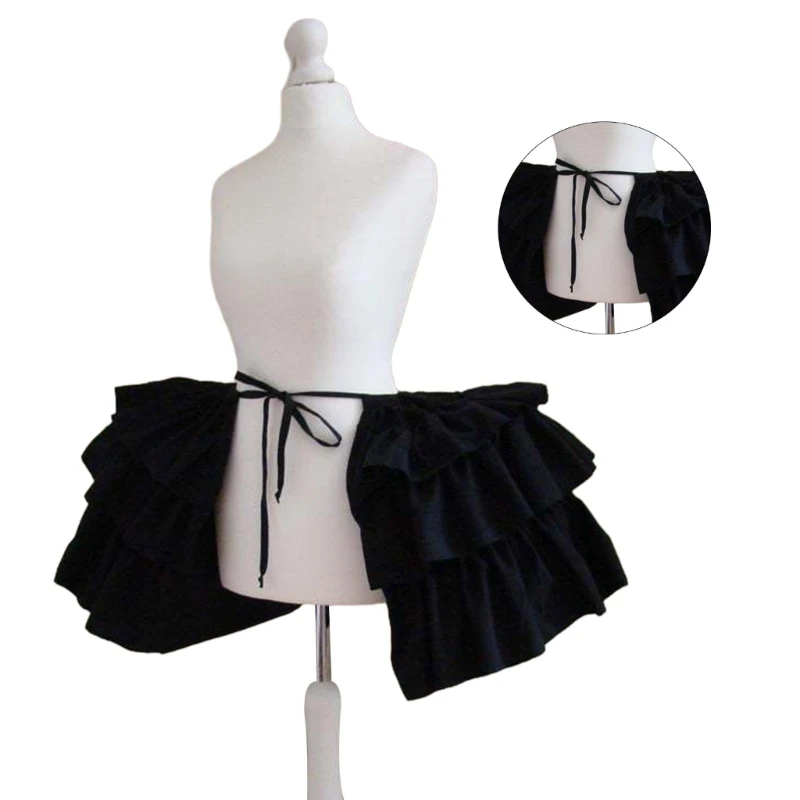 Bridal Petticoat Lovely Skirt Support Elastic Waist Half Skirt Adjustment Cosplay Daily Photography Skirt Supplies image 4