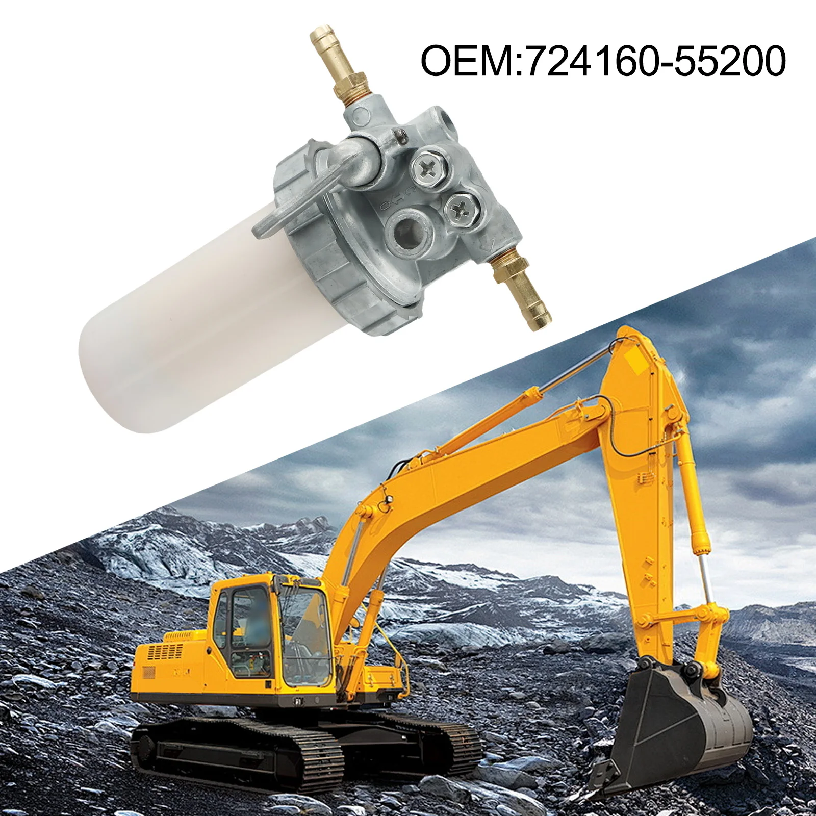 

Nitrile Rubber Seal Fuel Filter Tractor Maintenance Non-Deformation Nylon Case Wear-Resistant Aluminum Alloy Base