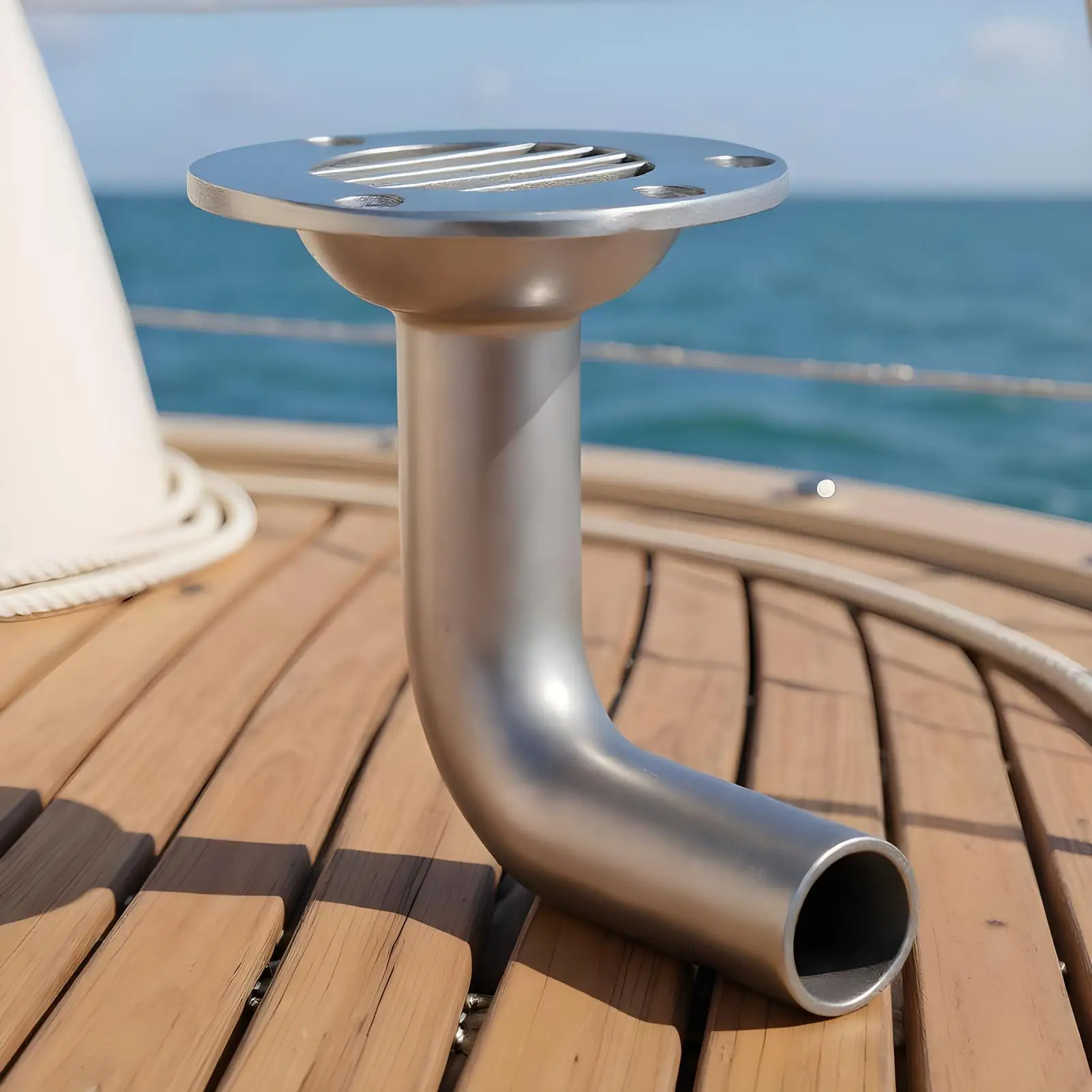 

Stainless Steel Marine Deck Drain Cover Anti-Clog Boat Ship Drain Grate for Yacht Kayak and Outdoor Non-Slip Area drop shipping