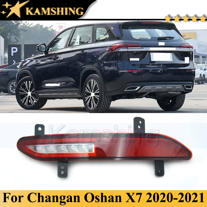 

Kamshing Rear Bumper Light Lamp For Changan Oshan X7 2020-2021 Rear Fog Light Rear Reflector Brake Light