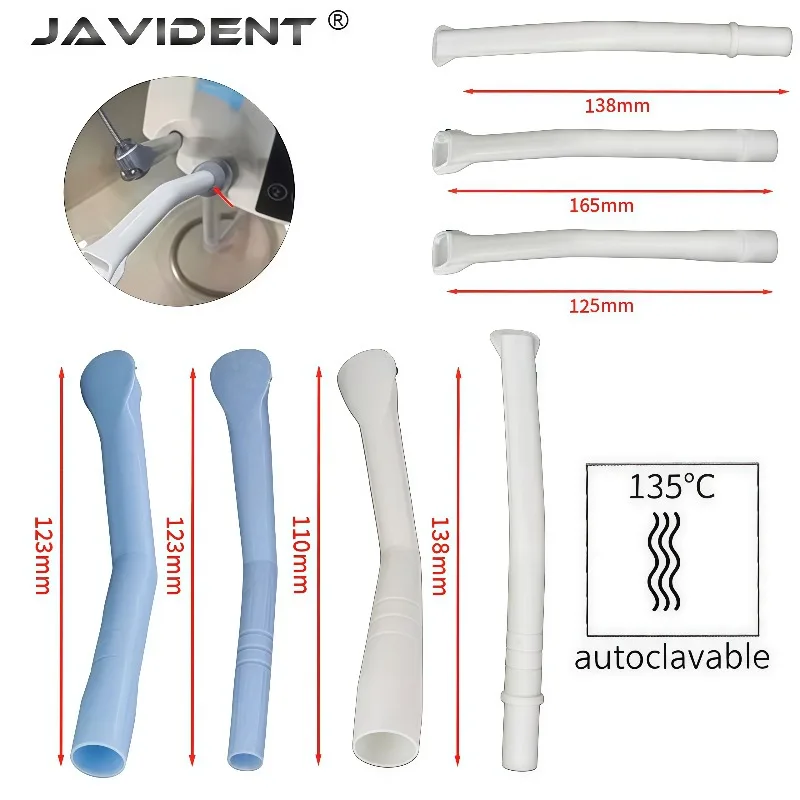 JAVIDENT  Dental Duckbill Evacuation Suction Tube Aspirator Dental Surgical Strong Suction Tips  Dental Oral Accessories