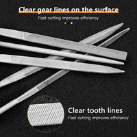 3DSWAY 10pcs 3*140mm Needle File Set Diamond Handy Tools Ceramic Crafts DIY Glass Gem Stone Hobbies Crafts 3D Printing Model 3