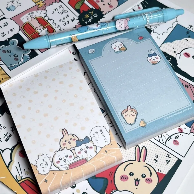 Cartoon Chiikawa Mini Notebook Portable Memo Journal School Office Stationery Supplies Residue Free Clean Writing Cute Kawaii - view 4