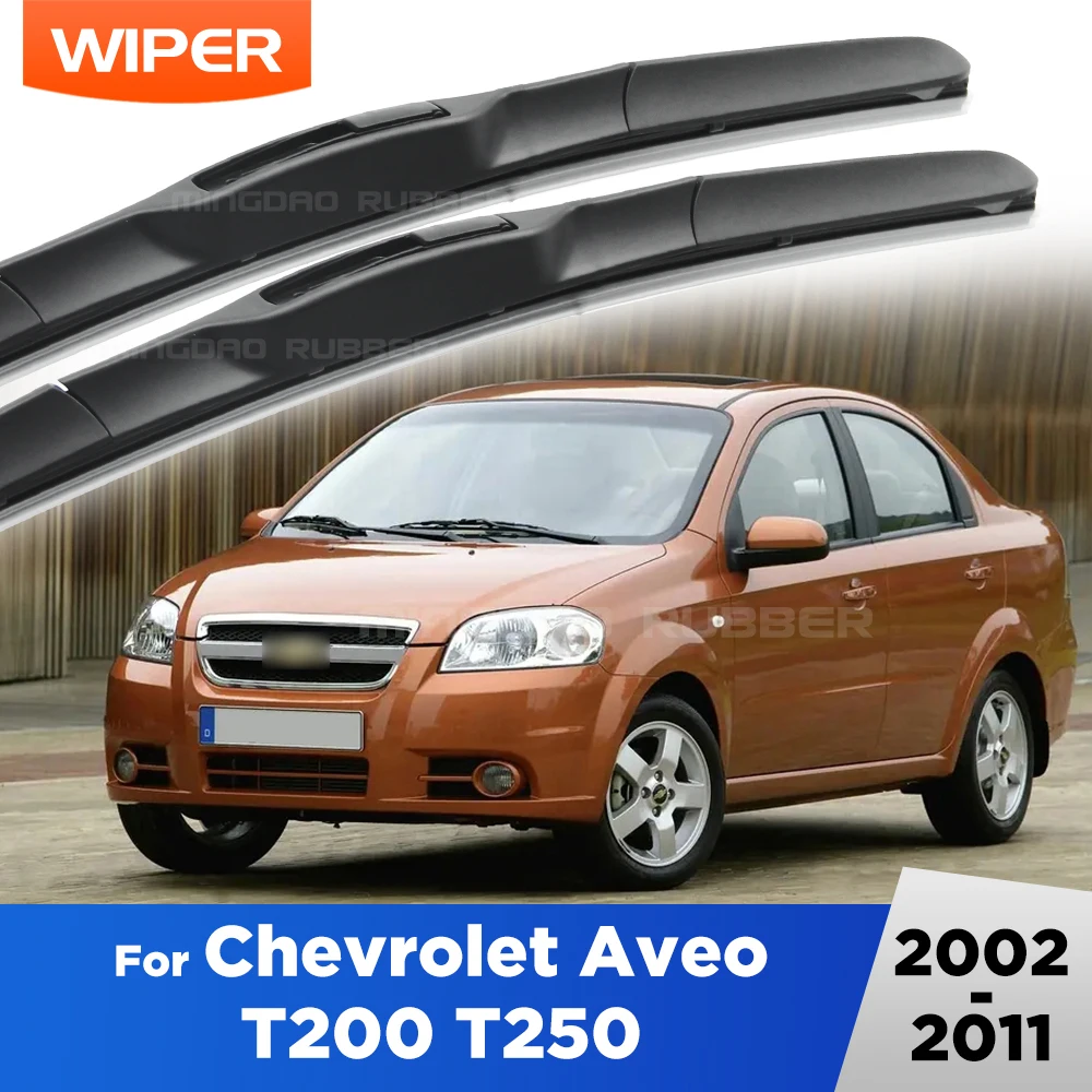 

Front Wiper Blades For Chevrolet Aveo T200 T250 2002-2011 2003 2004 2005 2006 Windshield Windscreen Window Brush 22"+16"