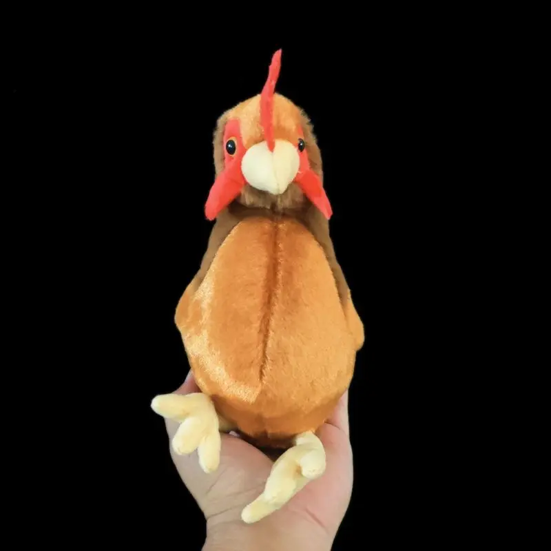 20cm Simulated animal chick plush toy Cute little hen doll Lifelike Animals Simulation Stuffed Doll Kawaii Toy Gifts