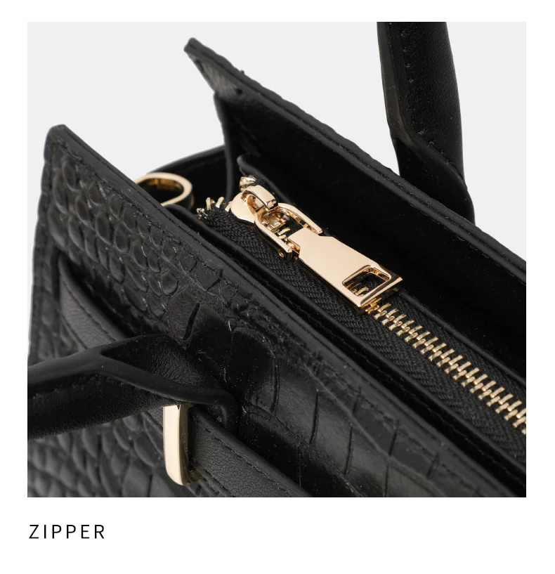 Stilvolle Krokodilmuster-Muttertasche mit Premium-Feeling, Handtasche für Damen, Vielseitige Schulter- und Umhängetasche – Detail 13