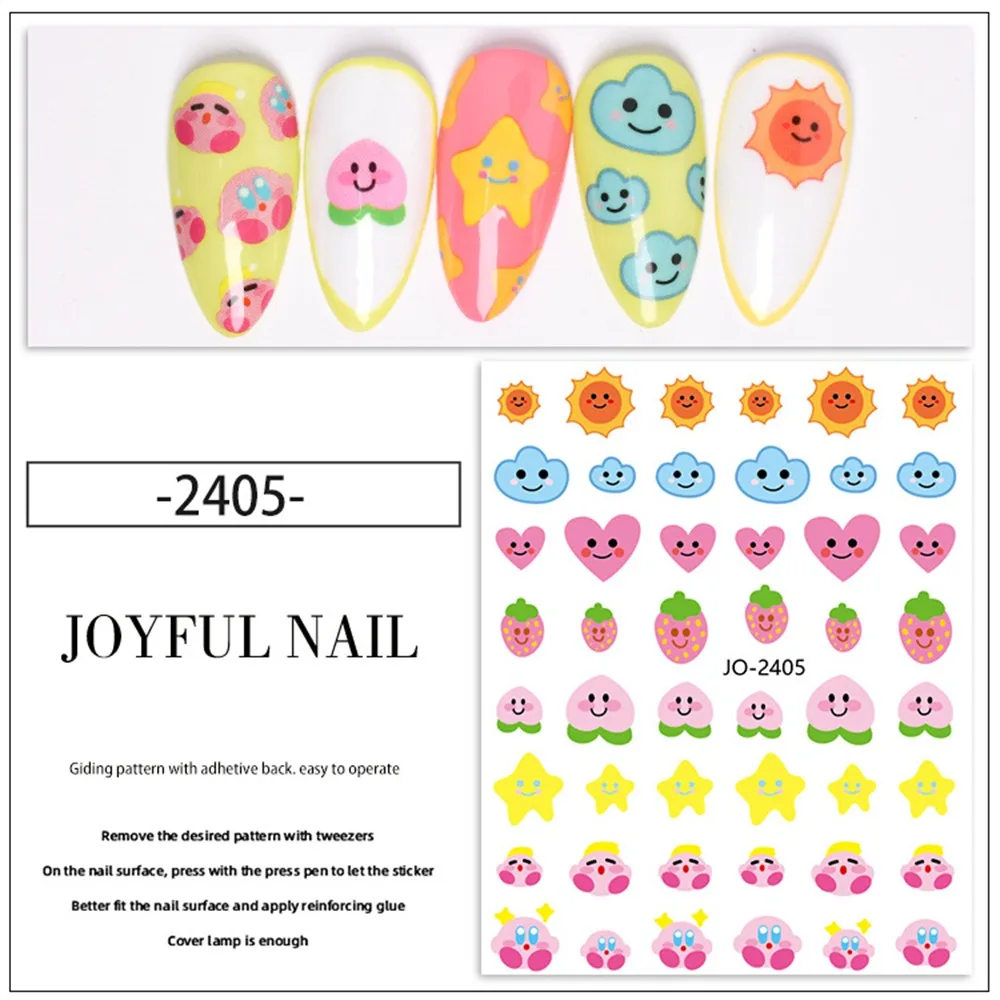 Nuvole di cuore decorazioni per unghie Creative a lunga durata a forma di cuore e nuvola Doodle Style Nail Art Trending Now Cute Fun Trendy adorabile