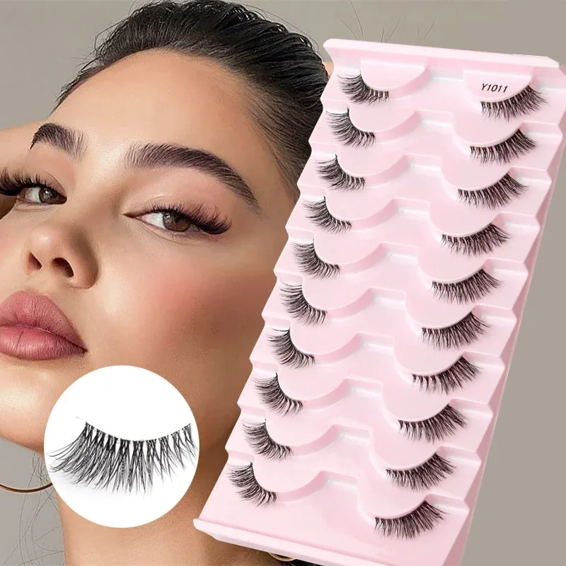 

YSDO Half Eyelashes 3/5/10 Half Lashes Soft Natural Cat Eye Lashes Makeup Tool Extension Fluffy Faux Cils maquiagem Half Lashes