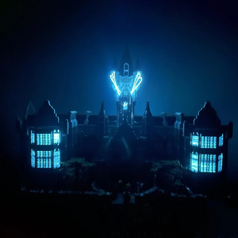 Exquisite new product MOC building block model Frankenstein Manor laboratory technology modular children's toy gift DIY set