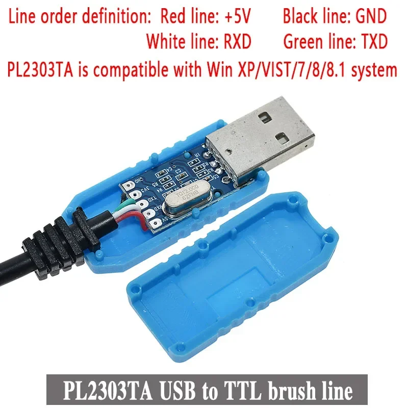 PL2303 USB to UART TTL Cable Module FT232RL PL2303HX USB Transfer to TTL RS232 Serial Port Adapter Module CH340 Download cable