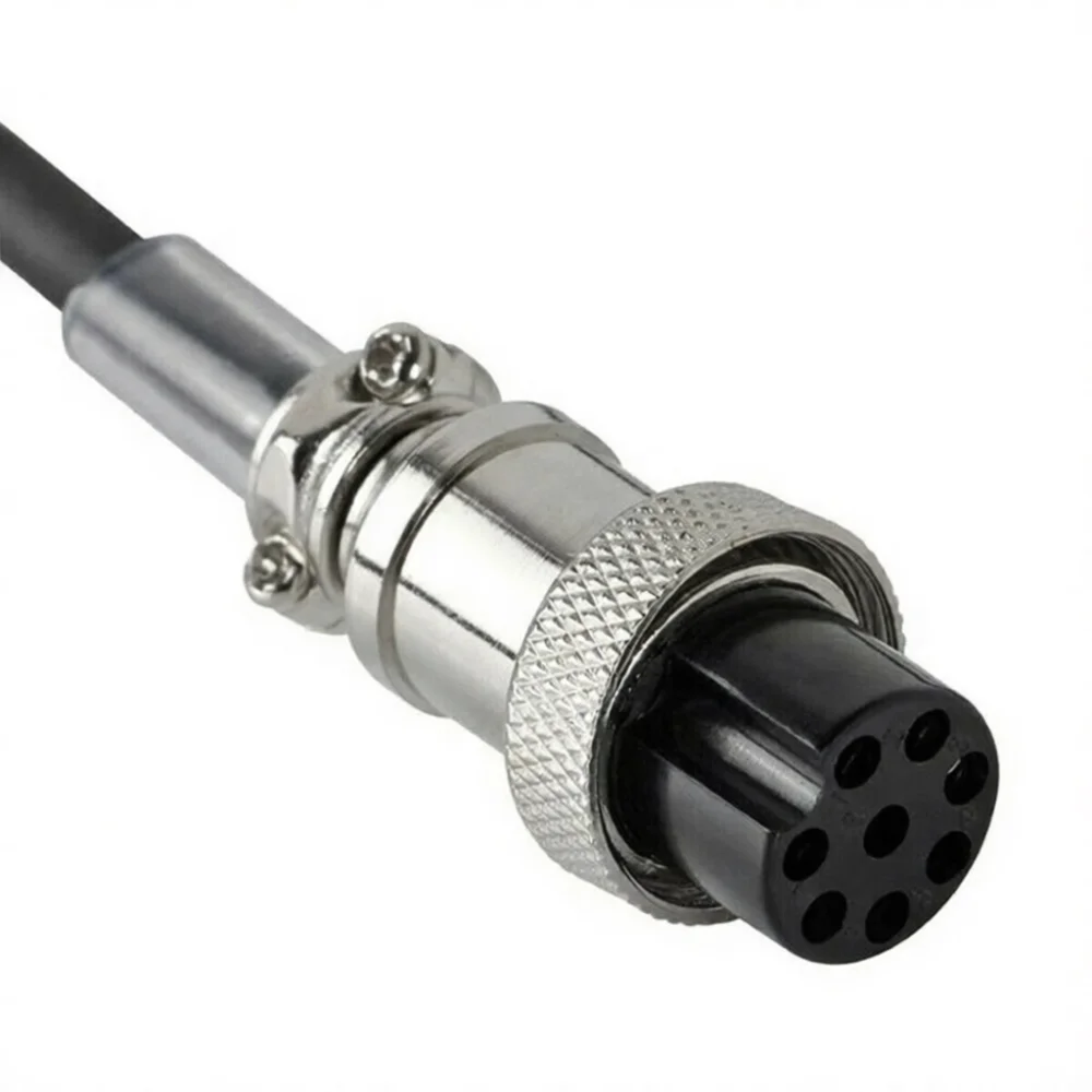 Heavy Duty 8 Pin Aviation Extension Cable For EMS53 EMS57 MC44 TM241 HM36 Mic Audio Device Extension Lead Accessory
