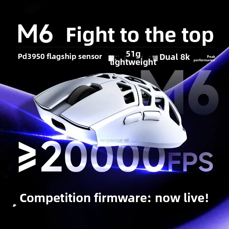 Xuanpai M6 Lightweight Hollow Aluminum-Magnesium Alloy Mouse