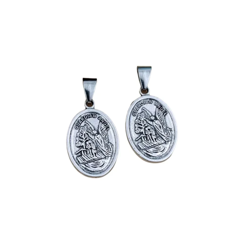 30Pcs St. Michael/Guardian Angel Pendants DIY Accessories Jewelry Making Halloween Party Decoration A-874b