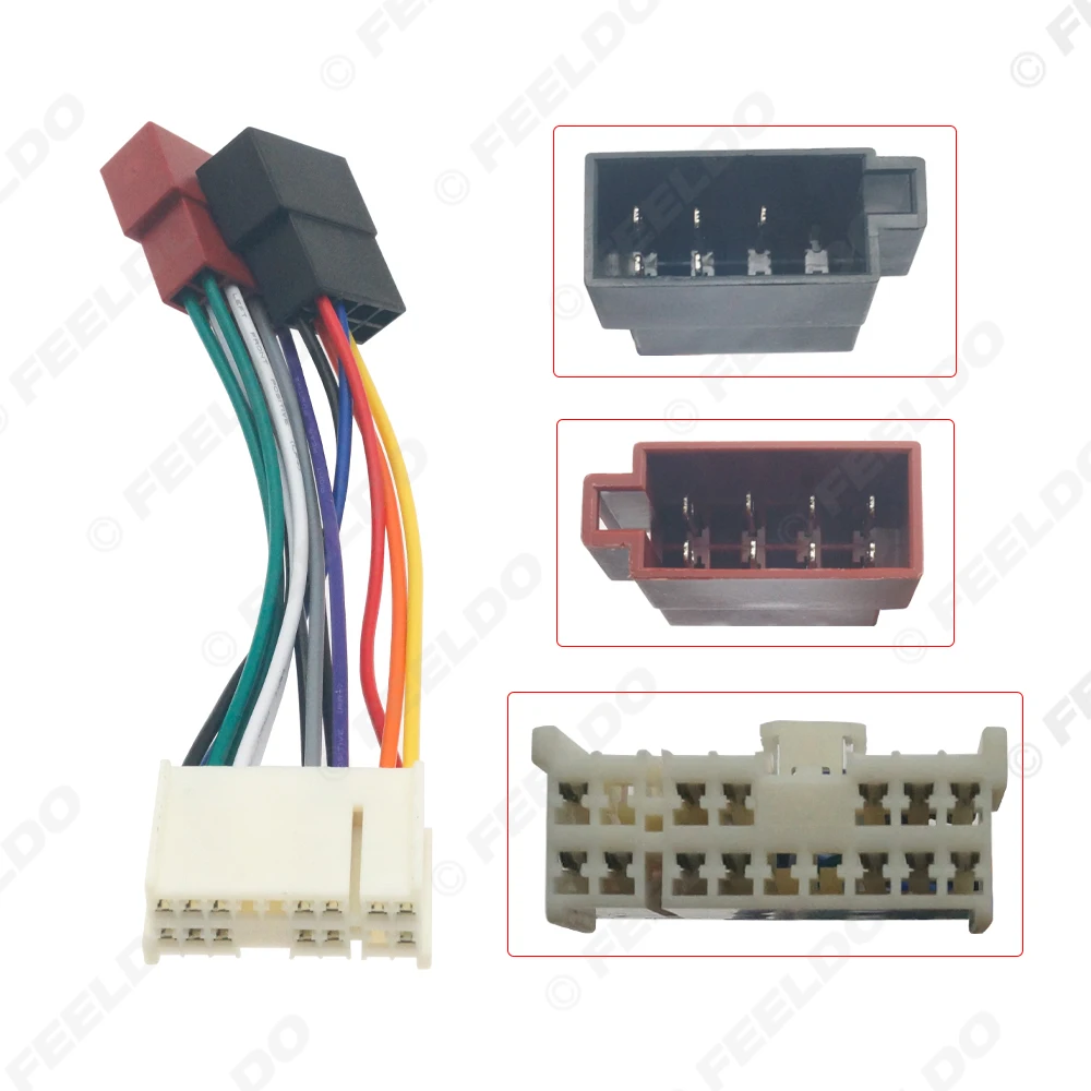 Car CD Radio Audio ISO Wiring Harness Adapter for Hyundai 1998+ KIA 1994+ Auto ISO Head Units Wire Cable