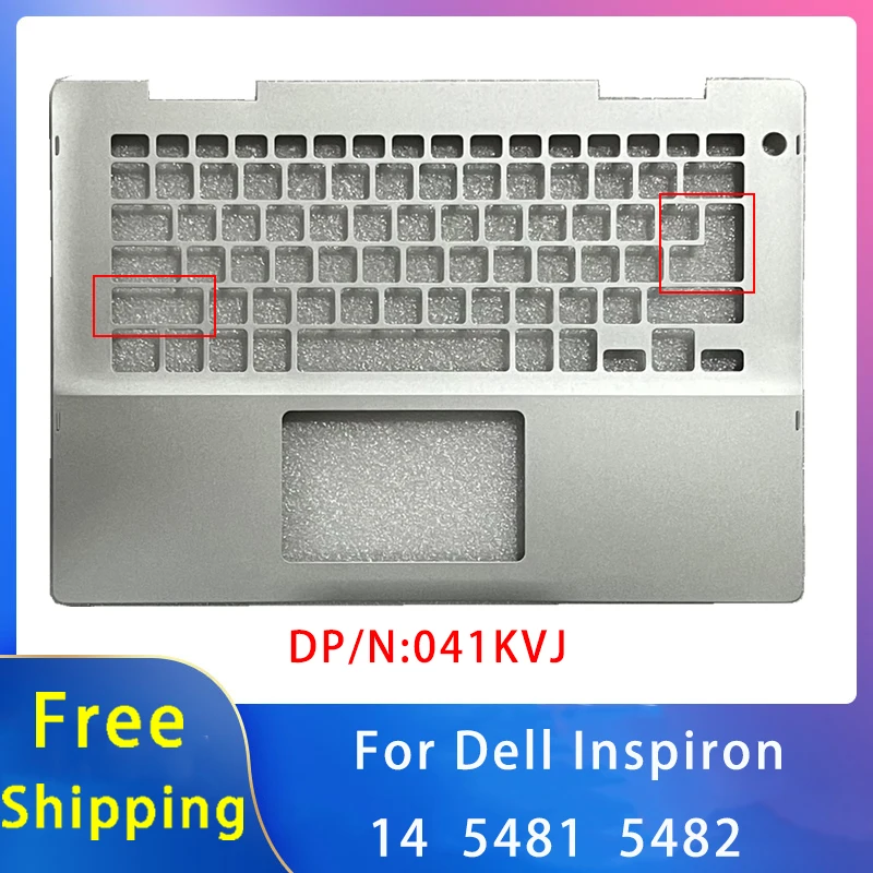 

Новинка для Dell Inspiron 14 5481 5482; Сменные аксессуары для ноутбука, Упор для рук 041KVJ серебристый