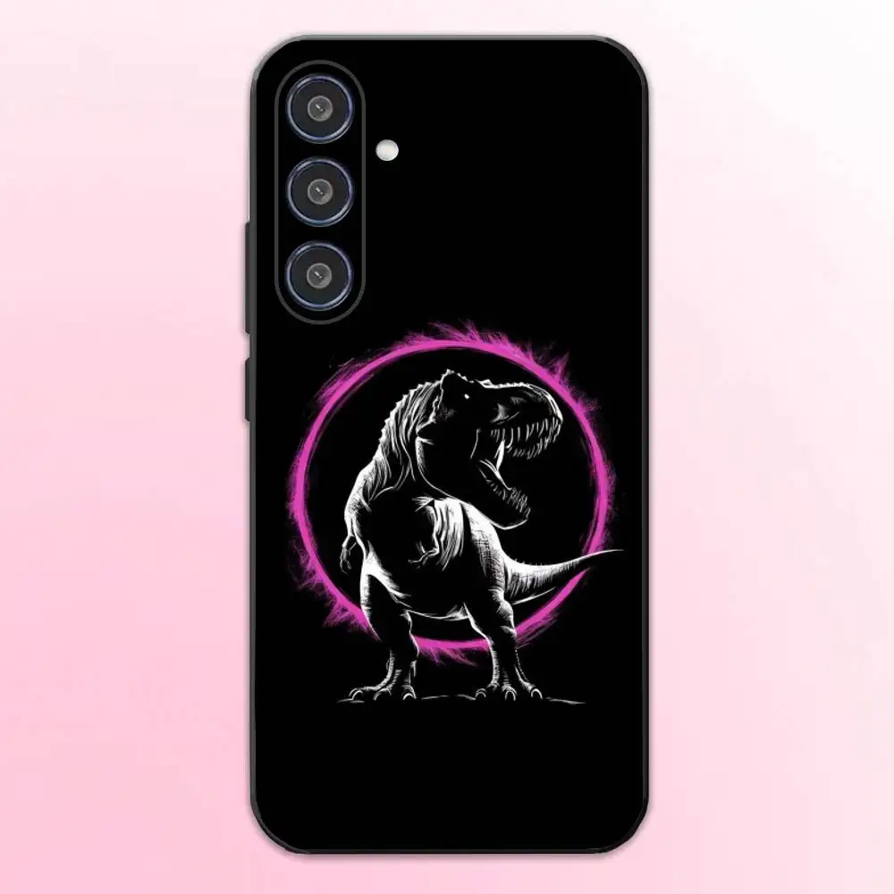 حافظة هاتف J-Jurassic Park World لهاتف سامسونج جالاكسي A73، A72، A71، A70، A53، A52، A51، غطاء أسود ناعم آخر