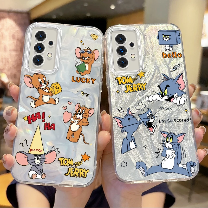 New T-Tom And J-Jerry Phone Case For Samsung Galaxy A36 A35 A34 A33 A32 A31 A30 A25 A24 A23 A22 A21 A20 A16 A06 Shockproof Cover