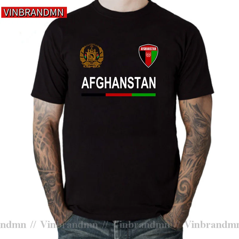 Afghanistan Sport_Soccer Jersey Tee Afghan Flag Footballer T-Shirt Country Team T Shirt Men Trend Fashion Tee Shirt AFG Clothing