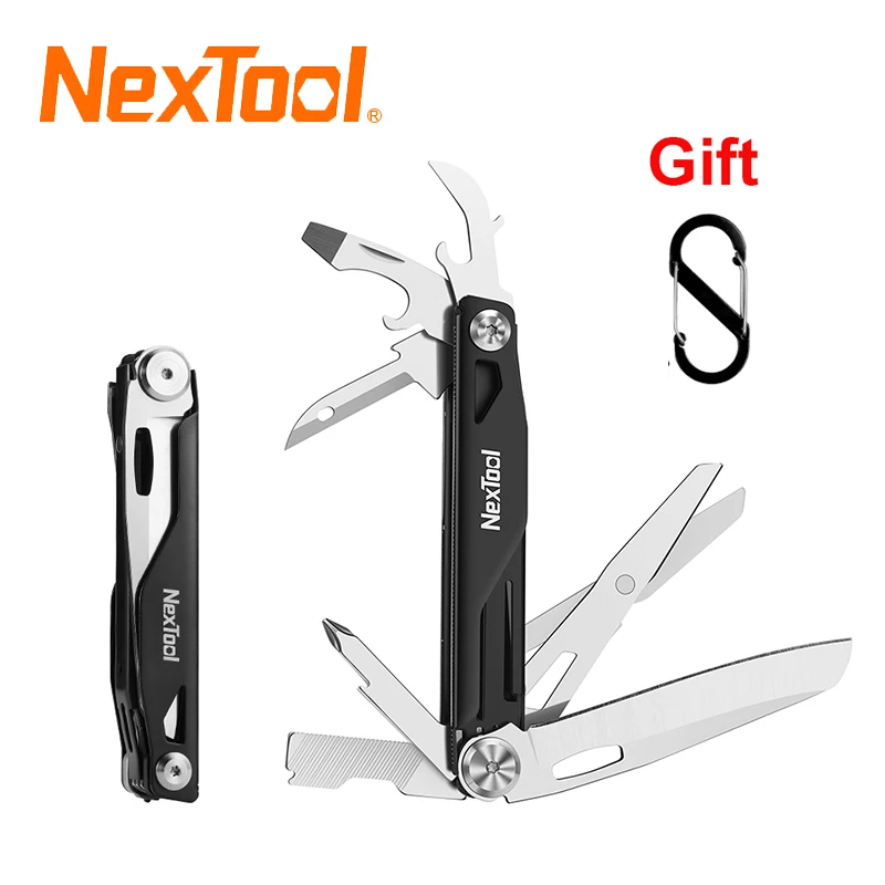 NexTool Multitool 12 In 1 EDC Folding Pocket Multipurpose Knife Scissors Tactical Survival Portable Camping Mini Multi Tool