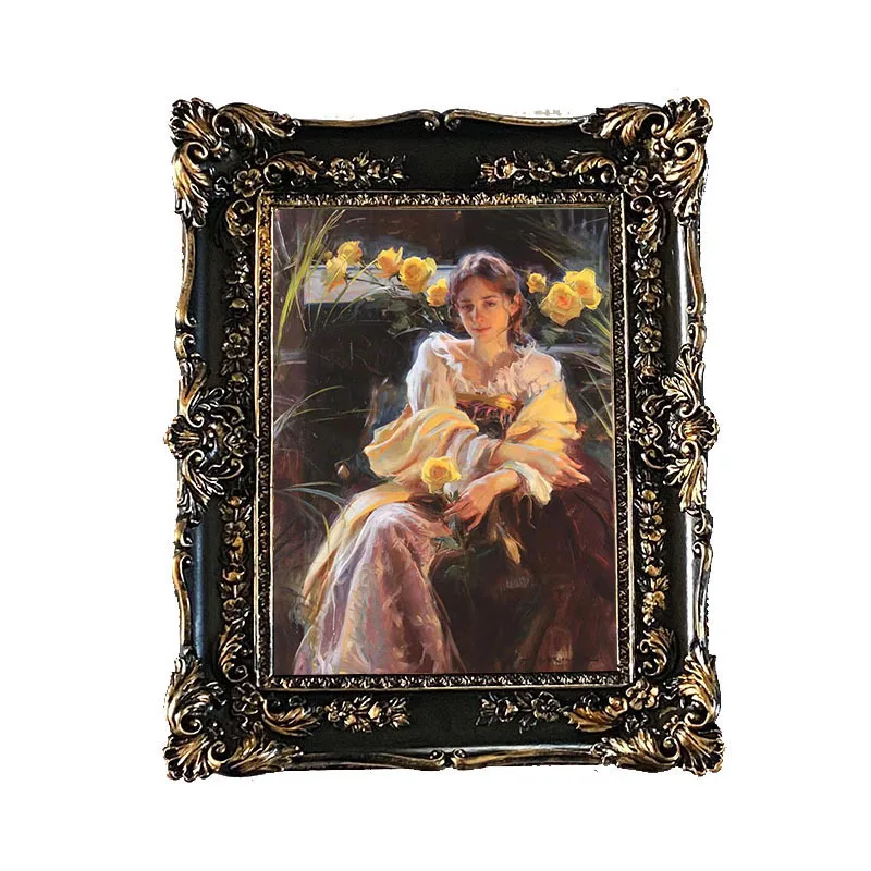 

Mutihome Room Decoration Photo European Resin Photo Frames Rural Resin Ornaments Tables Wedding Photo Frames Wall Decorations
