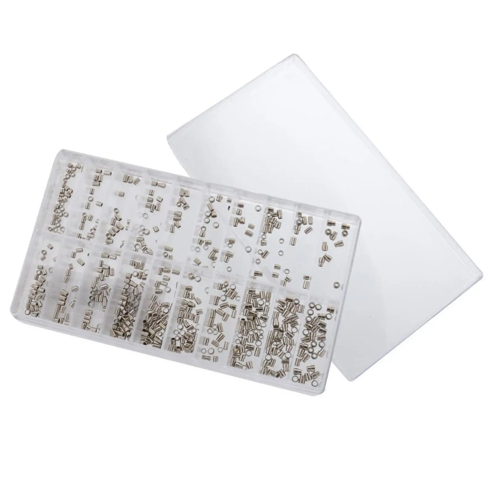 500pcs Metal Watch Tubes Assorted Sizes 1.5-2.52mm, Repair Parts Kit for Watchmaker Watch Enthusiast