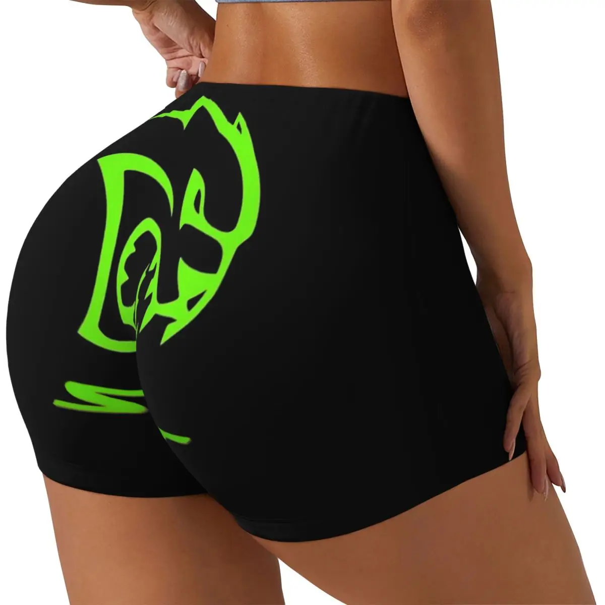 Personalizado Dodge Hellcat Srt Logo Mulheres Ginásio Treino Correndo Shorts Atlético Voleibol Biker Yoga Shorts