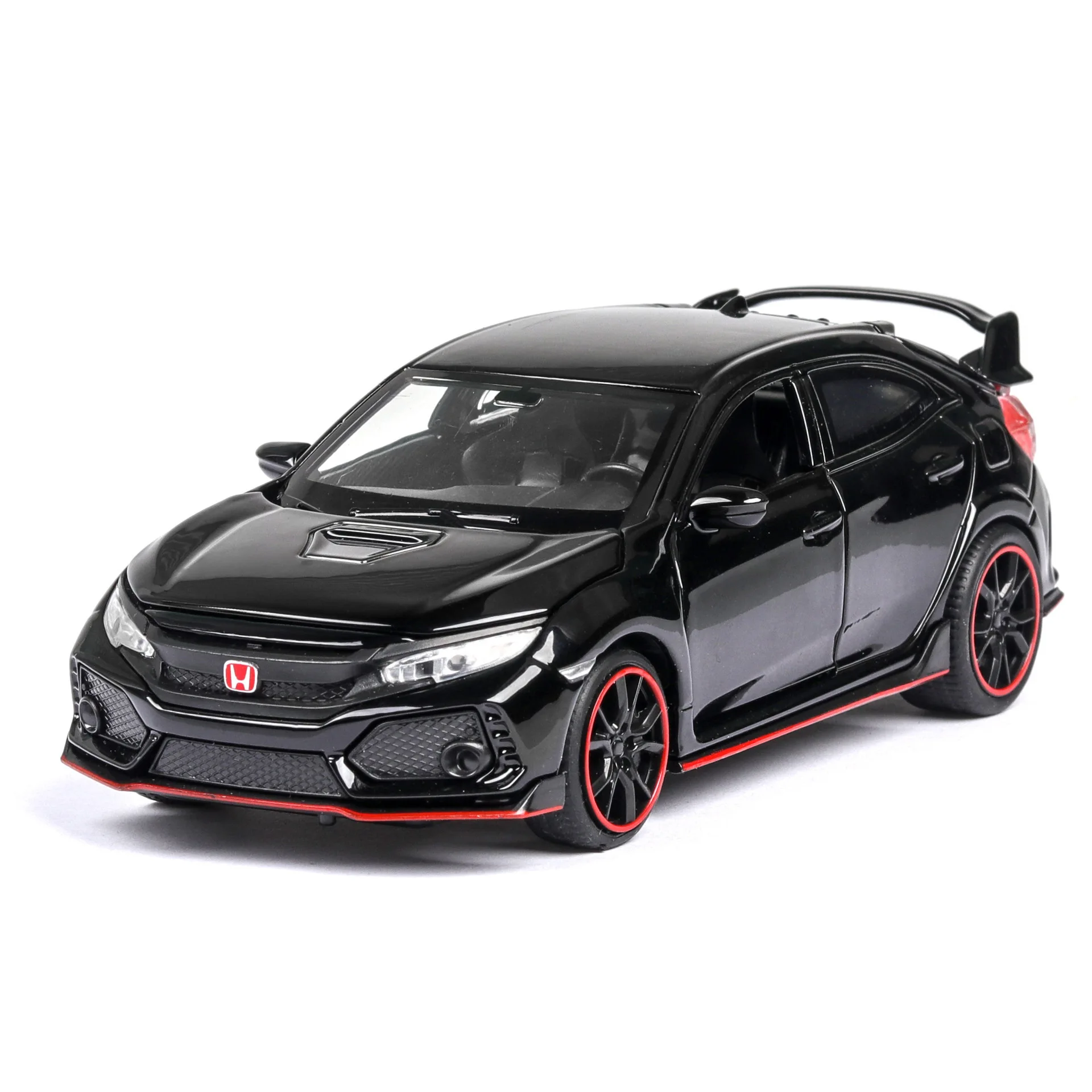 

Модель автомобиля из сплава 1:32 TYPE R, имитация автомобиля с эффектами звука и света, инерционная машинка, украшение, коллекционный предмет, игрушка, подарок