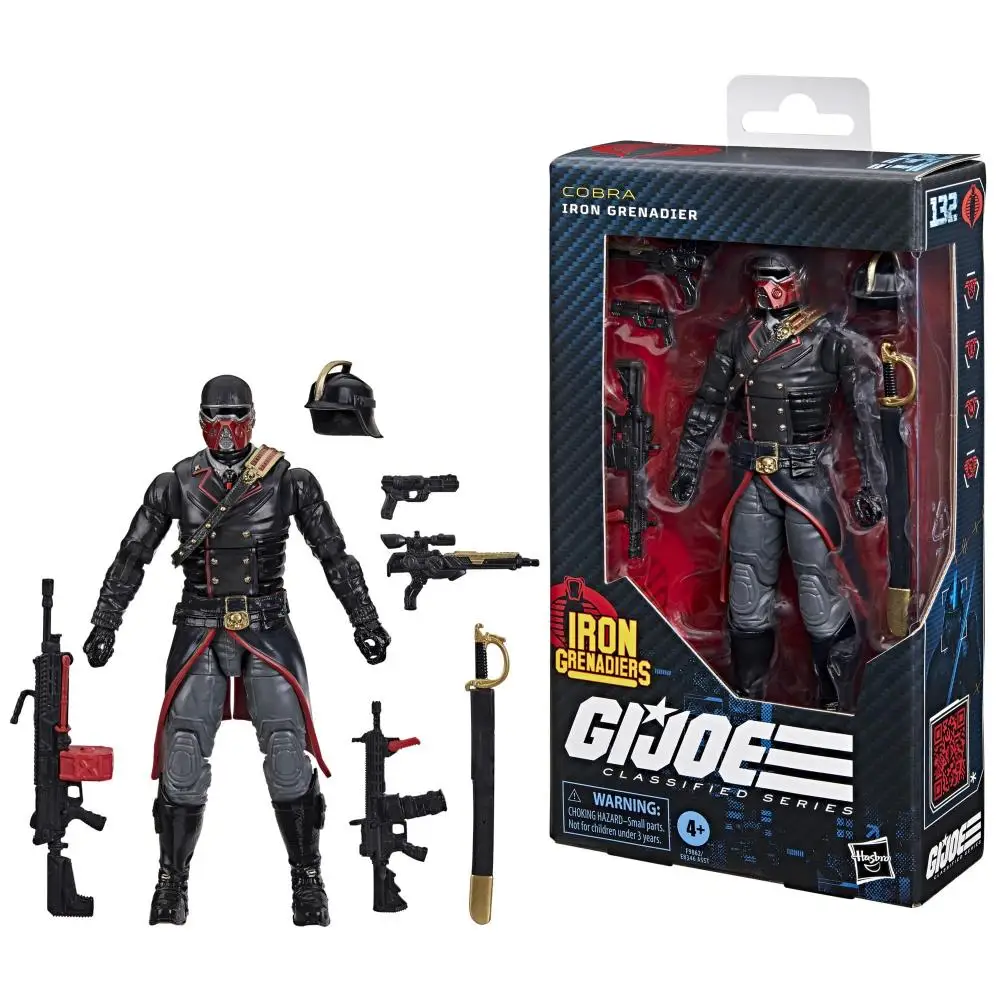 G.i. Joe Classified Series #132 Iron Grenadier, Collectible 6 Inch Action Figure with 12 Accessories Collectible Figure Toy Gift