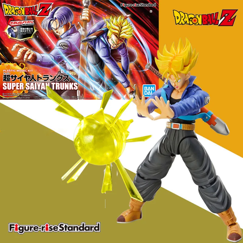 

Bandai Genuine Original Figurerise Standard DRAGON BALL SUPER SAIYAN TRUNKS Anime Action Figures Toys ForChristmas Gift Model
