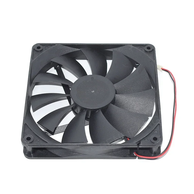 Test OK New Cooler For YOUNG.LIN 13525 DFB132512H 12V 3.0W 135*135*25MM 13.5CM 2 Lines Chassis Cooling Fan