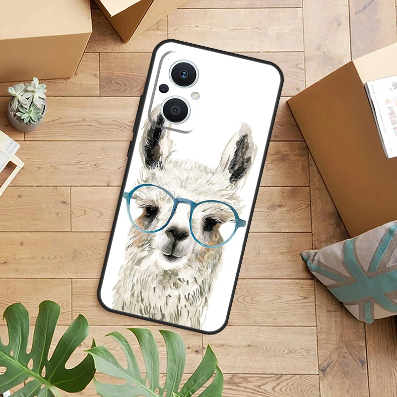 Lama Llama Alpaca Case For OPPO Reno 7 Lite 8 4 5 6 10 2Z 4Z 5Z 8T OPPO Find X5 X6 Pro X2 X3 Lite Neo Cover