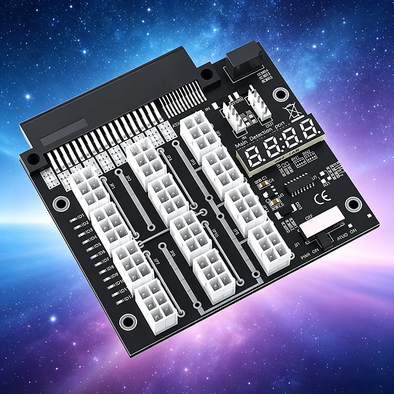 carte-adaptatrice-de-module-d'alimentation-12-ports-6-broches-pour-serveur-dell-d750e-s1-multi-psu-2200w-avec-affichage-led-de-tension-et-synchronisation-marche-arret