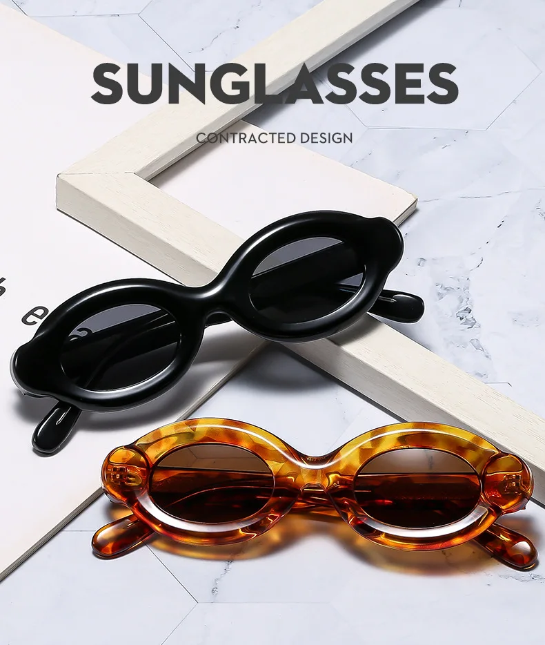 Modische Damen Polarisierte Sonnenbrille Ovale Kleine Markante Rahmen TAC Hochklare Fahrbrille CP Edelstahlkern Marken-Sonnenbrillen – Detail 1