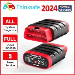 2024 Thinkcar Thinksafe OBD2 Bluetooth Scanner Code Reader Car All System Scan 5 Reset OBD 2 Auto Diagnostic Tools PK Thinkdiag