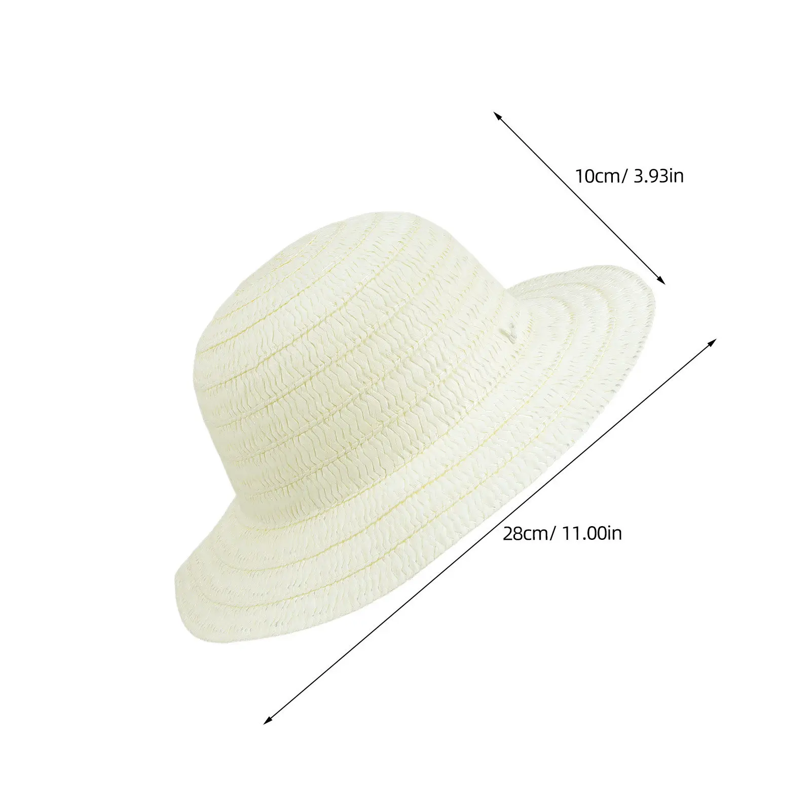 12Pcs Blank Straw Hats Kids Creative Farmer Hat Hand Painted Sun Cap Boys Girls Arts Crafts Party Beach Plain Hats to Decorate