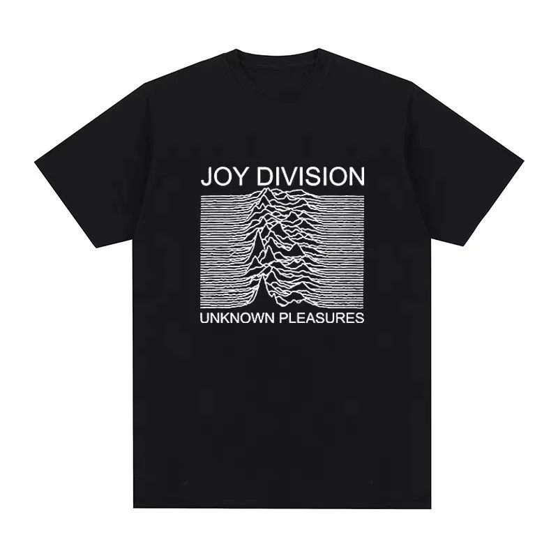 Joy Division Band Print Women T Shirt Unknown Pleasures Short Sleeve Hip Hop Oversized TShirts for Women Cotton Tops Unisex Tees