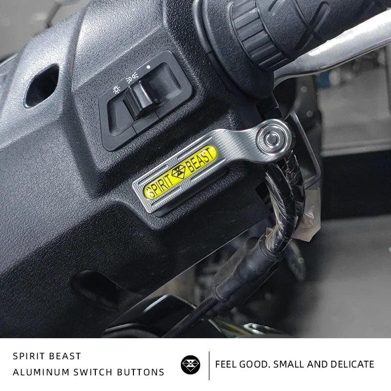 

Spirit Beast Motorcycle Switch Button Cover Horn Button Shell Extension button bracket For Haojue AFR125 UCR125 USR125 VX125