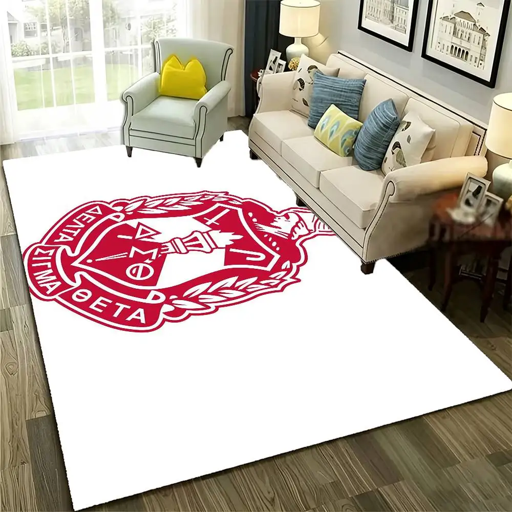 D-Delta Sigma Theta Soft Thick Non-Slip Mat for Living Room Bedroom Kitchen Decor Rugs