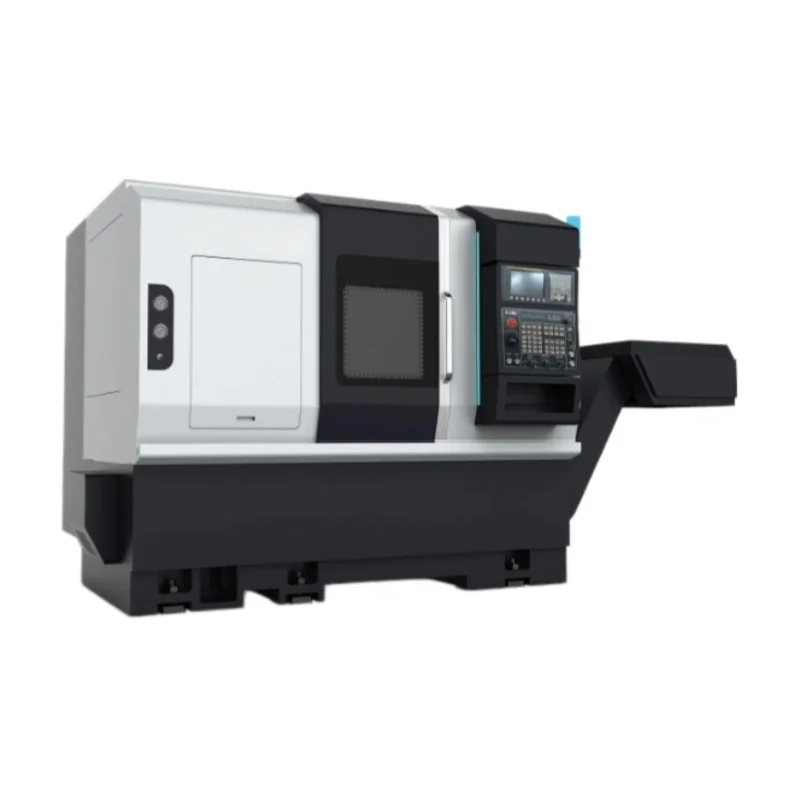 Automatic CNC Slant Bed Lathe / Horizontal Slant Bed Turning Center with Linear Guideway & Hydraulic Chuck