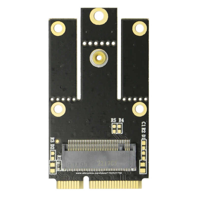 NGFF M.2 M2 to Mini PCIe MiniPCIe WiFi 4G Module Adapter Board Card