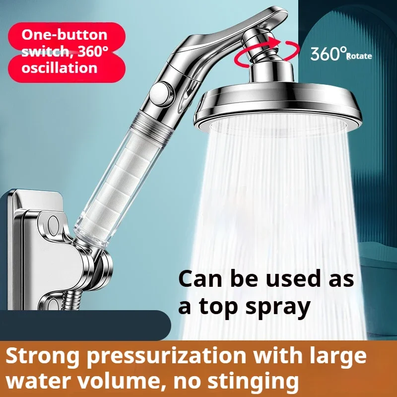 High Pressure Shower Head With Filters,Handled Shower Head,Rainfall Shower Head,Bathroom Accessories