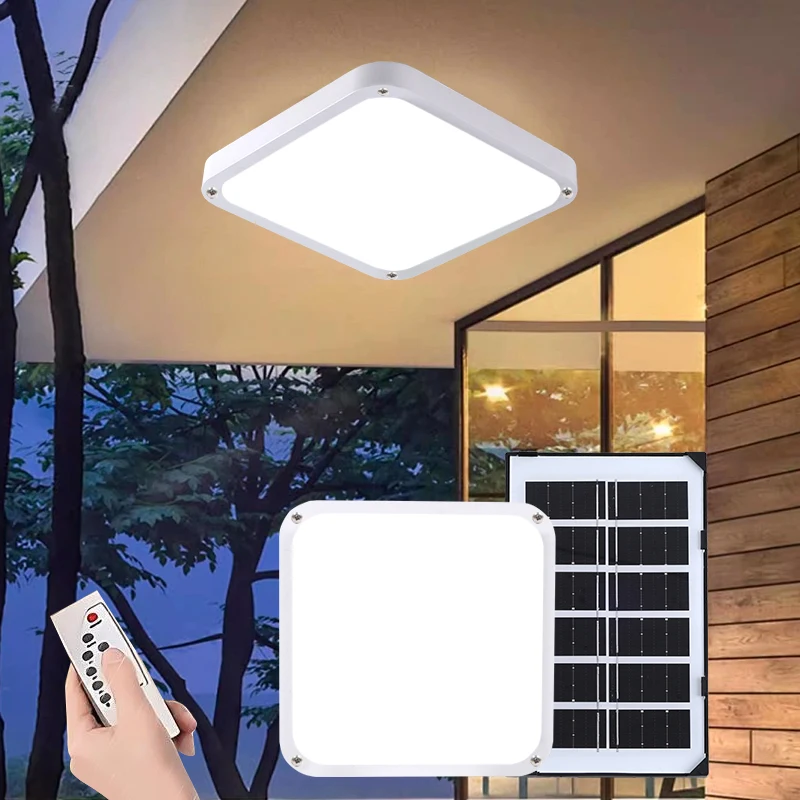 

Powerful Solar ceiling lights home solar light with Remote solar panl 5m Lines Corridor light for Decor lighting