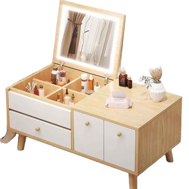 bay window dresser bedroom small table dressing table dressing table integrated storage cabinet storage multi-functional