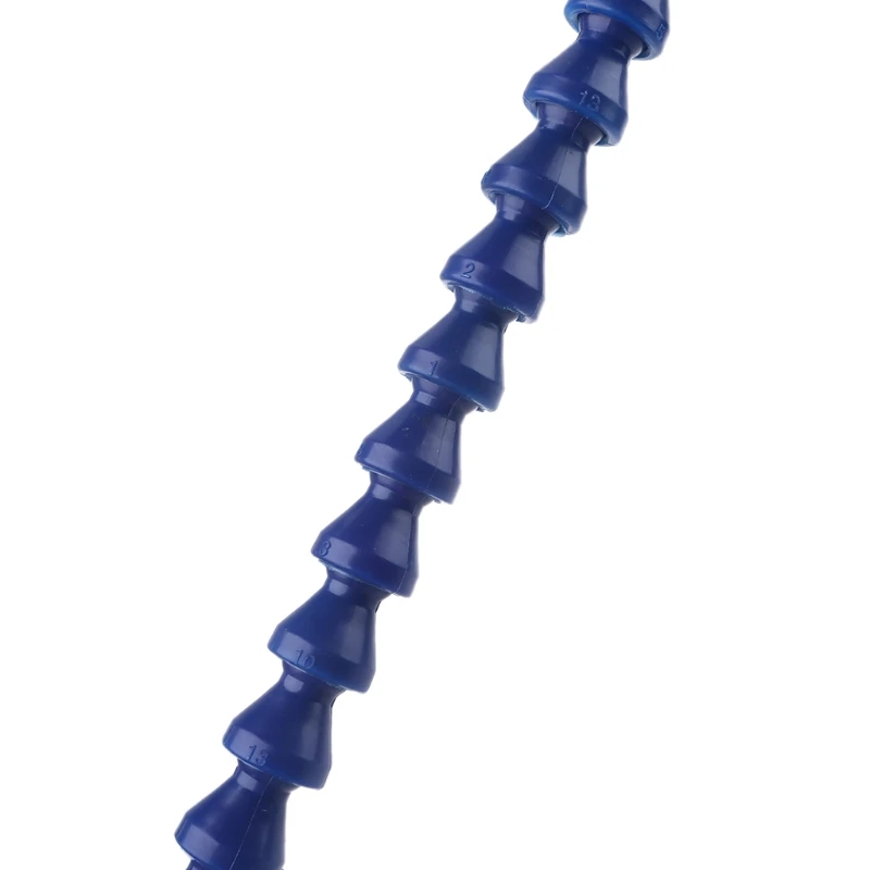 Tubo flessibile per tubo refrigerante olio flessibile da 10 pezzi ugello tondo 1/4PT arancione